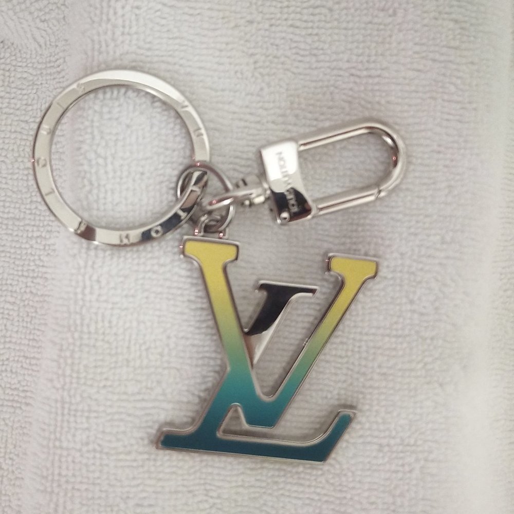 Like New! Louis Vuitton Spotlight Bag Charm/Key Chain w/ Box & Dust Cover